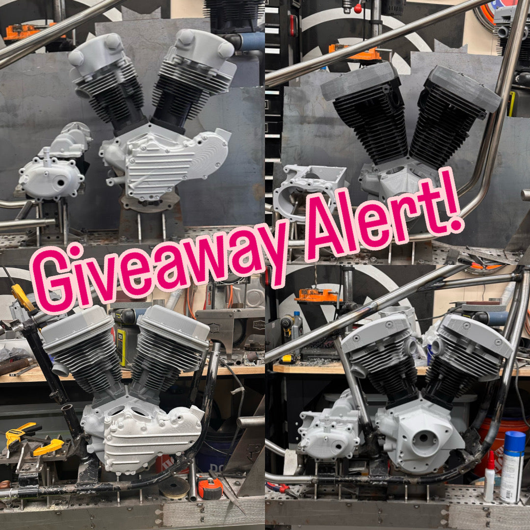 Mockup engine/transmission Giveaway Sticker pack